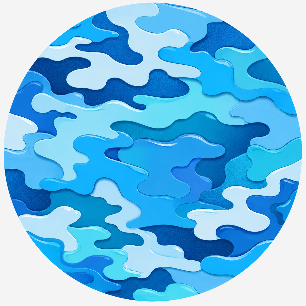 Blue Camouflage