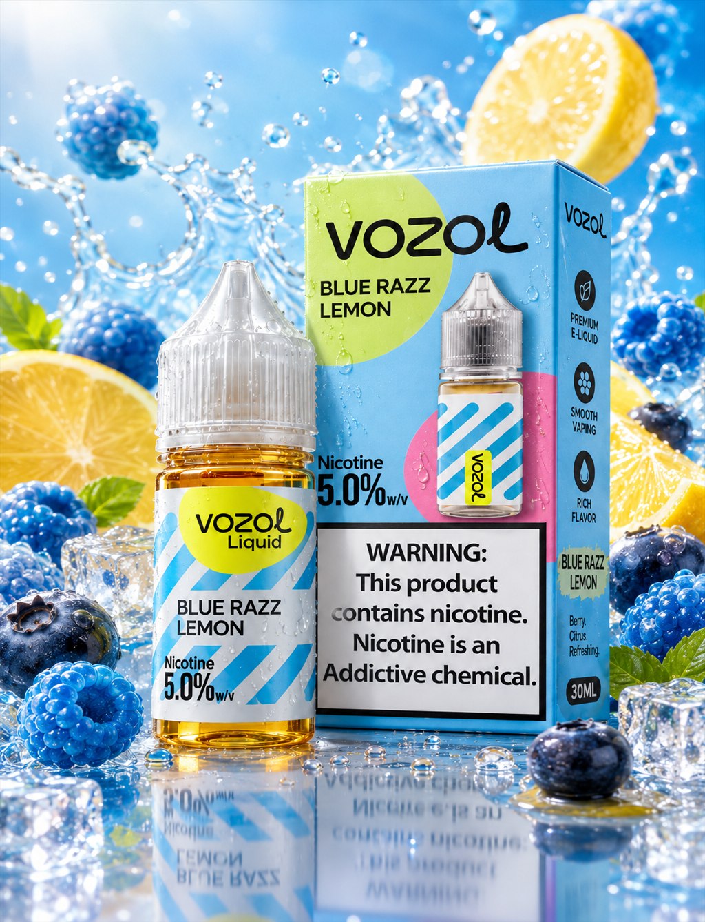 Blue Razz Lemon Vozol Likit