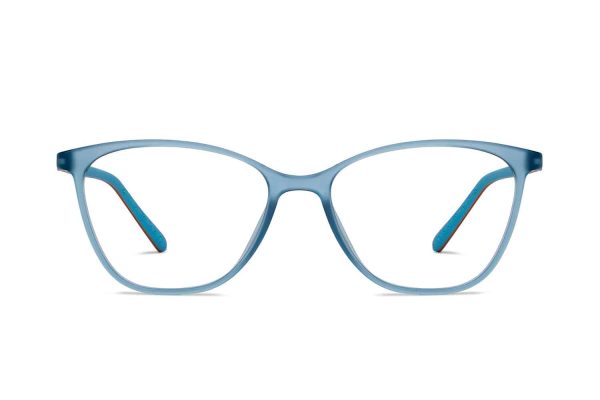 Sky Blue Full Rim Rectangle Eyeglasses
